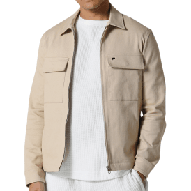 Clearlake Cotton Beige Overshirt