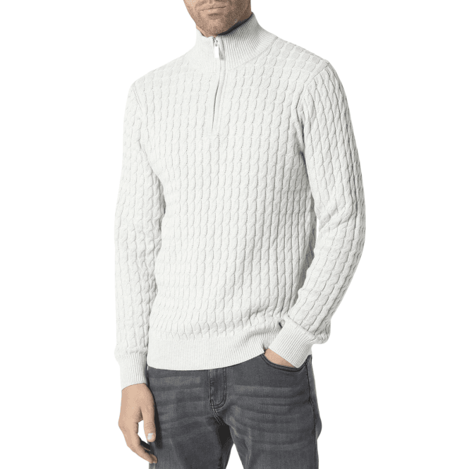 883 Police Portie Ecru Knitwear Jumper