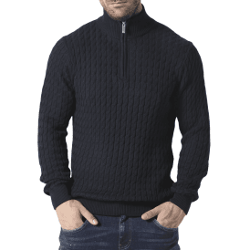Portie Navy Knitwear Jumper