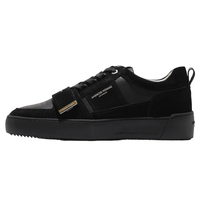 Android Homme Point Dume Strap Jumbo Stingray Suede & Hardware Black Trainer