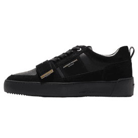 Point Dume Strap Jumbo Stingray Suede & Hardware Black Trainer