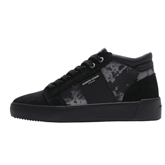 Android Homme Propulsion Mid Distress Reflective & Suede Leather High Top