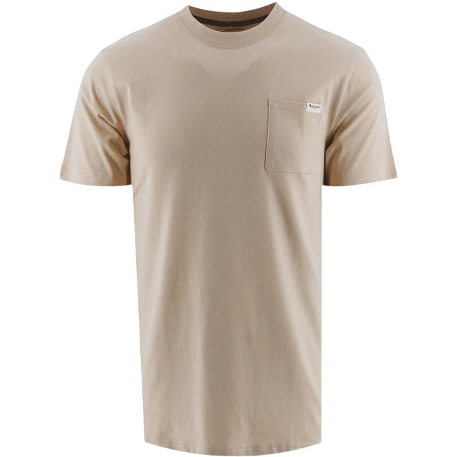 Aquascutum Cotton Emblem Logo Beige T-Shirt