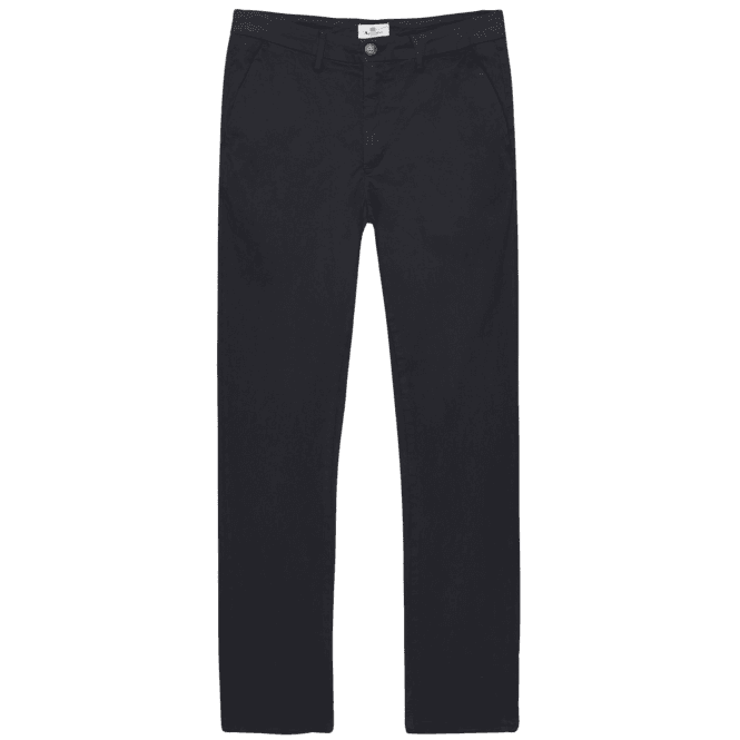 Aquascutum Cotton Navy Slim Fit Chino