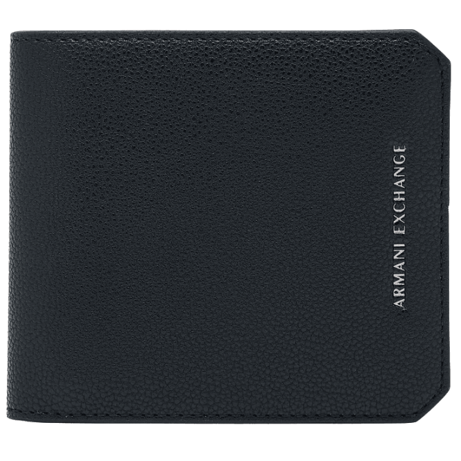 ARMANI EXCHANGE Alex Bifold Leather Coin Wallet