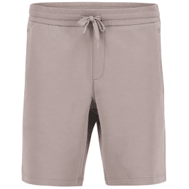 Cotton Embroidered AX Logo Brown Shorts