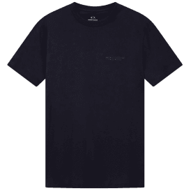 Cotton Milano/New York Regular Fit Navy T-Shirt