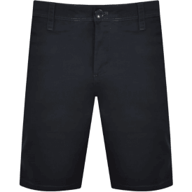Cotton Navy Chino Shorts