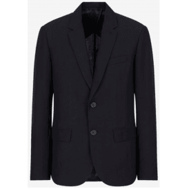 Cotton Navy Linen Blazer