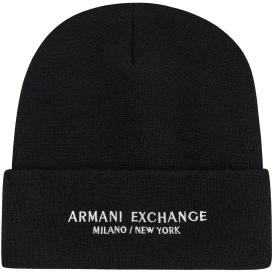Embroidered Logo Thick Beanie Hat