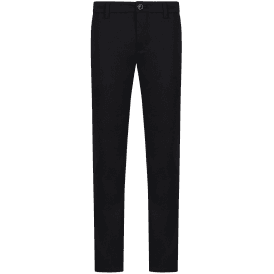 Extra Slim Fit 5-Pocket Black Gabardine Jeans