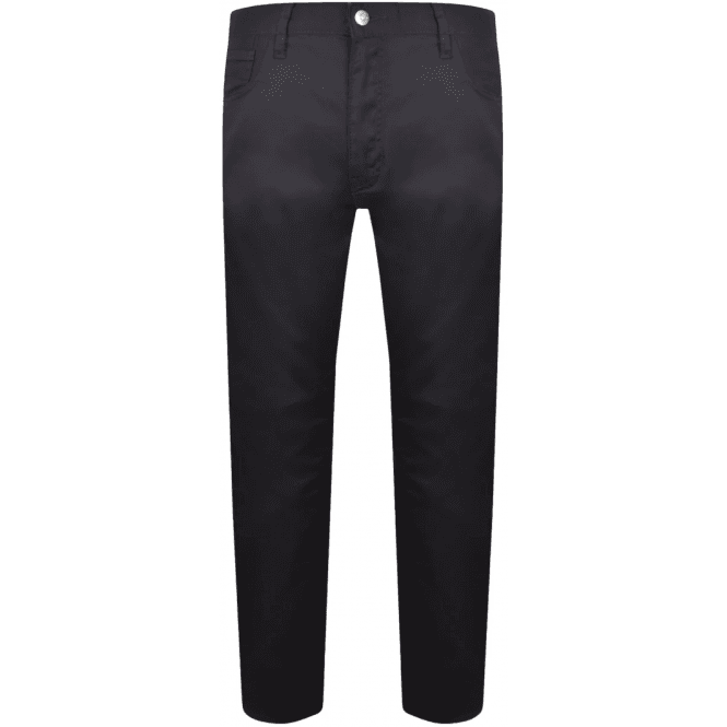 ARMANI EXCHANGE Extra Slim Fit 5-Pocket Navy Gabardine Jeans