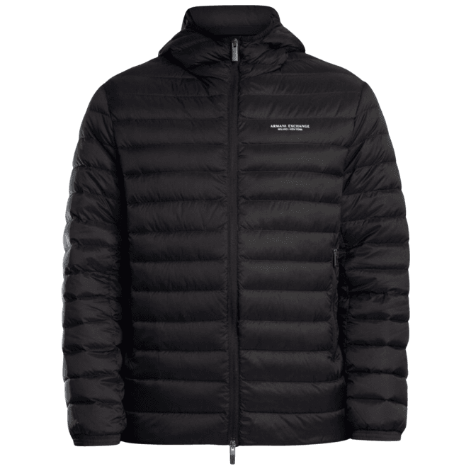 ARMANI EXCHANGE Full Zip Fine Padded Hooded Jacket