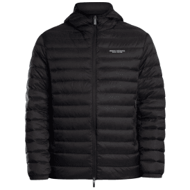 Full Zip Fine Padded Hooded Jacket