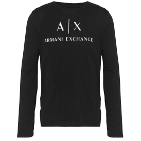 Graphic Logo Black Long Sleeve T-Shirt