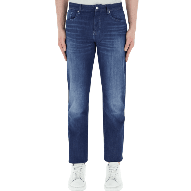 ARMANI EXCHANGE J13 Slim Fit Indigo Blue Jeans