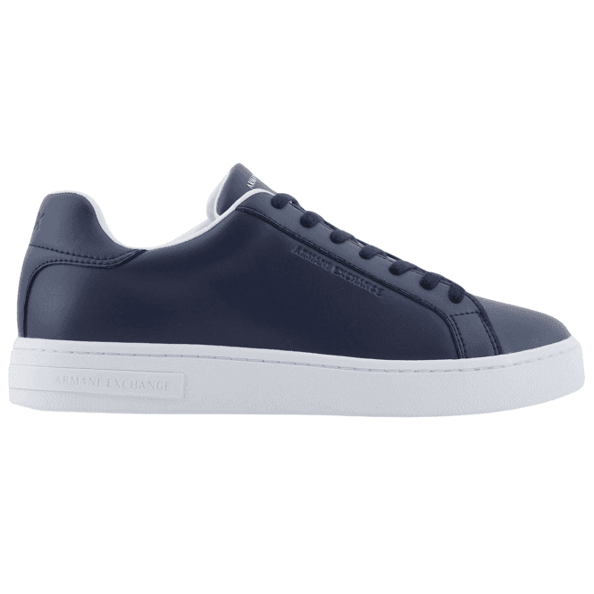 ARMANI EXCHANGE Leather Navy/White Sneaker Trainer