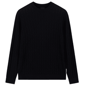 Monogram Black Knitwear Sweater