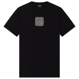 Regular Fit Foil Logo Black/Gold T-Shirt