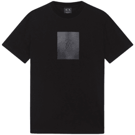 Regular Fit Graphic Logo Black T-Shirt