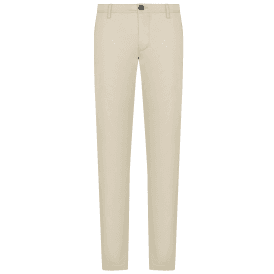 Slim Fit Beige Chino Trouser