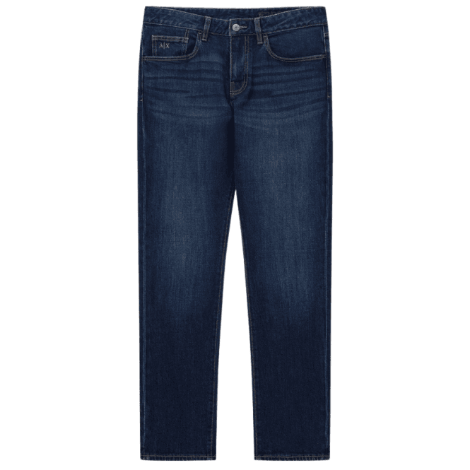 ARMANI EXCHANGE Slim Fit Navy Blue Wash Jeans