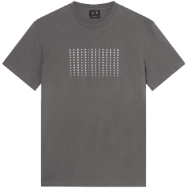 Slim Fit Repeat Logo Chimera Grey T-Shirt