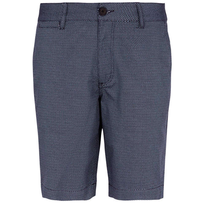 ARMANI EXCHANGE Slim Fit Textured Blue Shorts