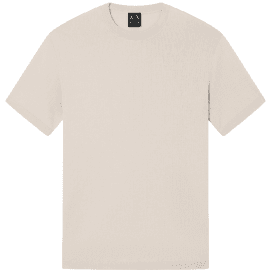 Slim Fit Textured Knitted Beige T-Shirt