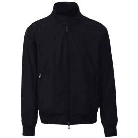Soft Shell Navy Harrington Jacket