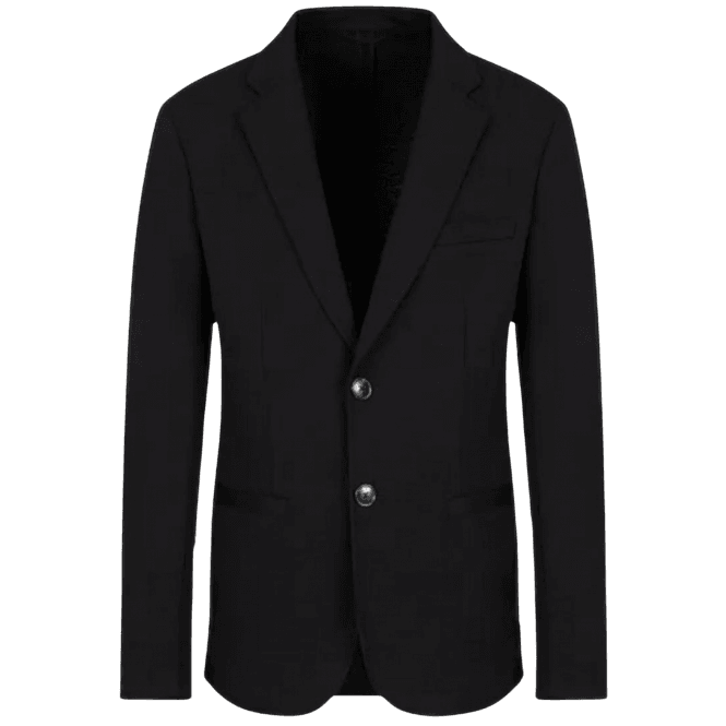 ARMANI EXCHANGE Technical Fabric Nylon Black Blazer