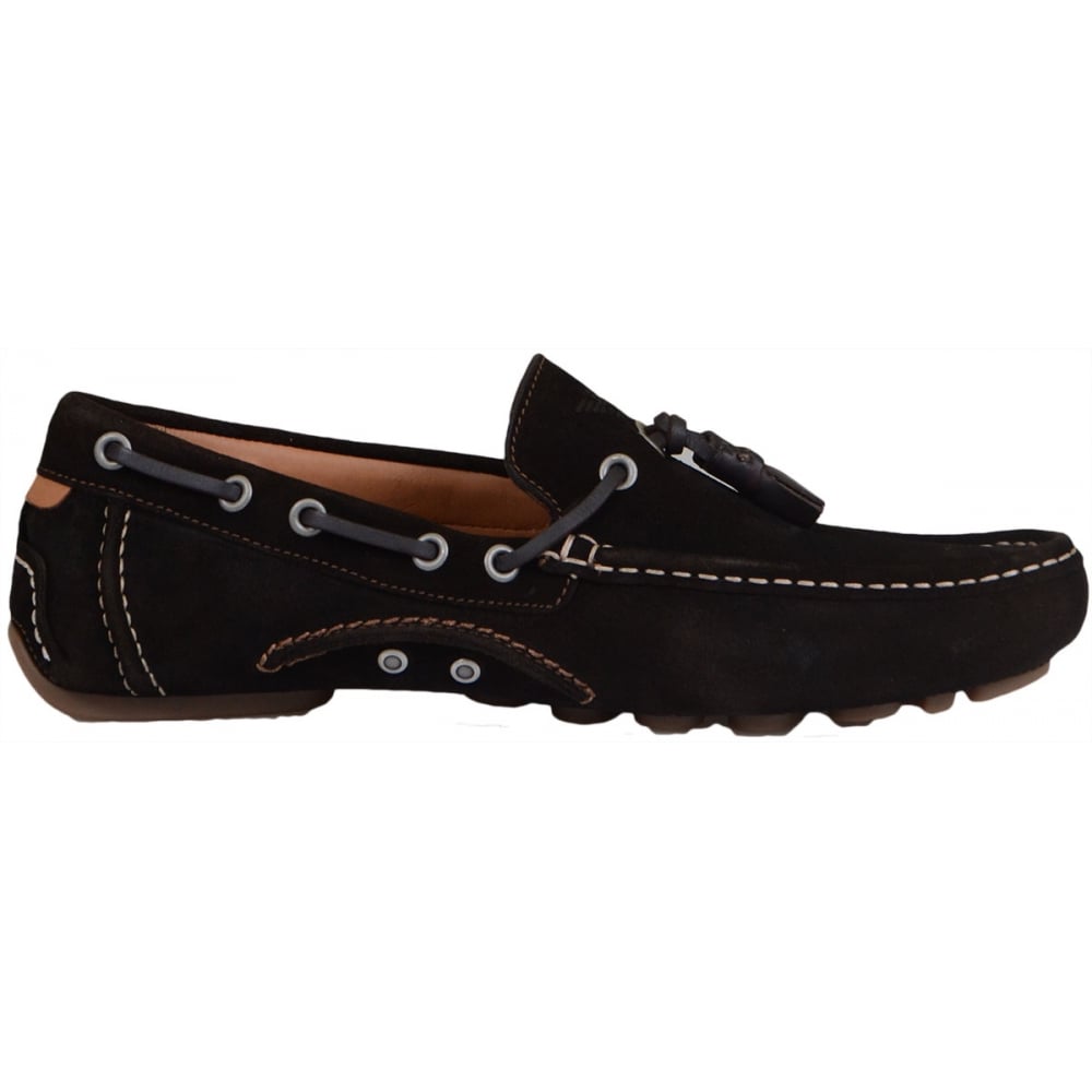 Armani Jeans 06593 Suede Tassel Brown Loafers - Footwear  display picture 1