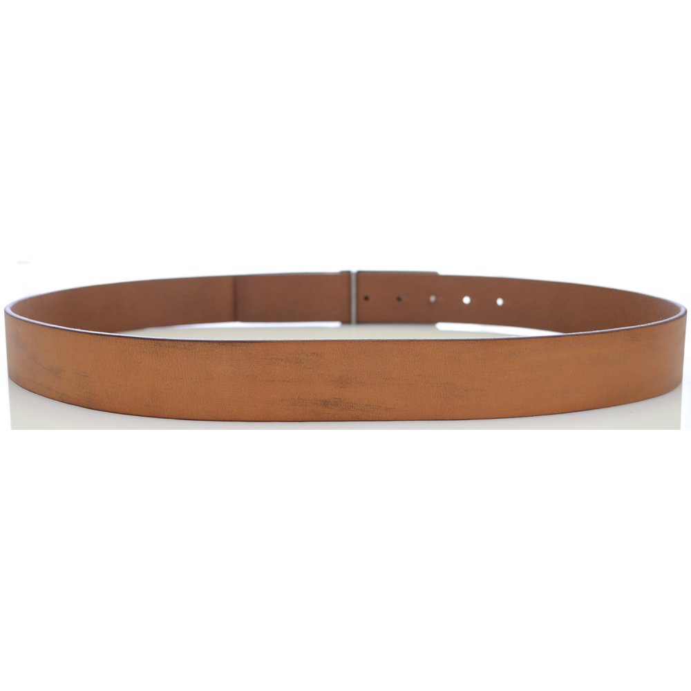 Armani Jeans V6115 Brown/Tan Leather Belt - Accessories from  display picture 1