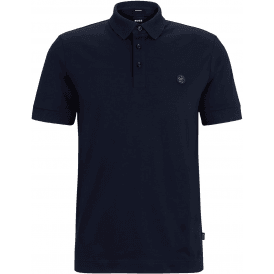C-Parris 01 Navy Mercerised Polo Shirt