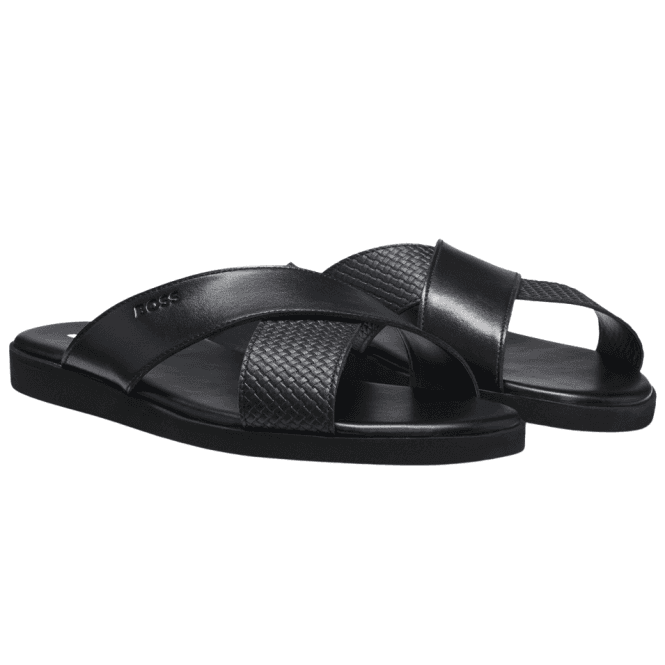 Boss Footwear Darrel Faux Leather Slip On Slider