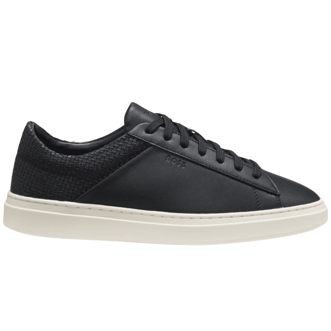 Boss Footwear Keiren Tenn Black/White Low Top Trainers