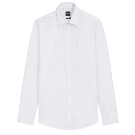 H-Hank Slim Fit Easy Iron White Shirt