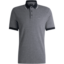 H-Prout Embroidered Logo Navy Polo Shirt