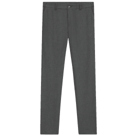 P-Genius Slim Fit Grey Suit Trousers