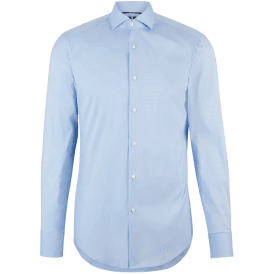 P-Hank-Spread Slim Fit Light Blue Shirt