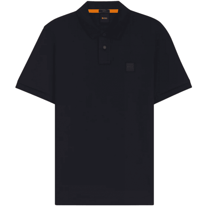 Boss Passenger Embroidered Logo Navy Polo Shirt
