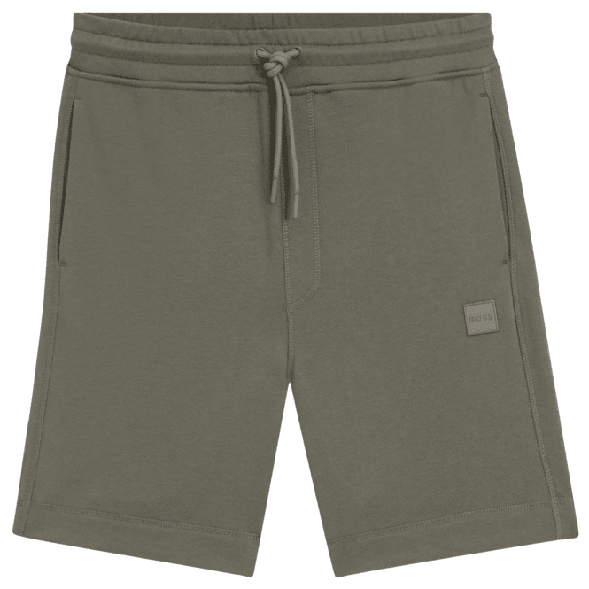 Boss Sewalk Grey/Green Cotton Shorts