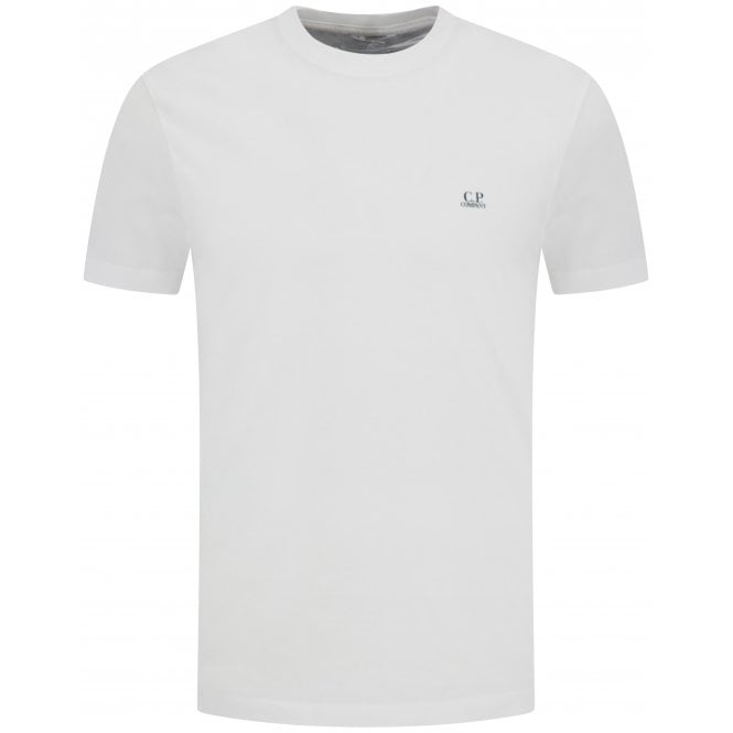 C.P. Company 30/1 Goggle Graphic Print White T-Shirt