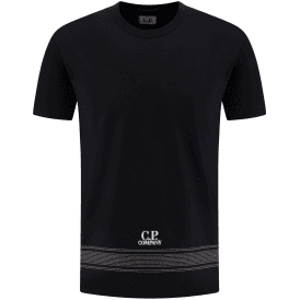 30/2 Mercerized Thick Jersey Black T-Shirt