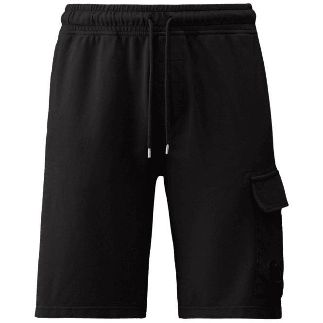 C.P. Company Light Fleece Lens Pocket Navy Cargo Shorts