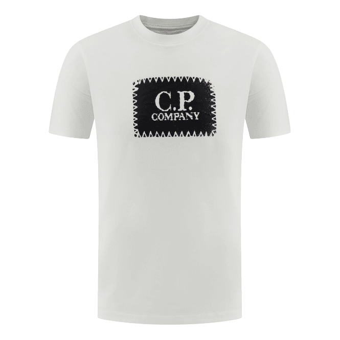 C.P. Company Patch logo White T-Shirt