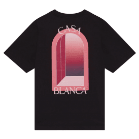 Arches Logo Regular Fit Black T-Shirt