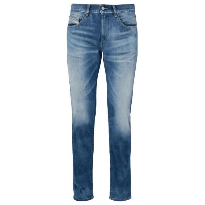 Diesel 2019 D-STRUKT Slim Fit Blue Wash Jeans