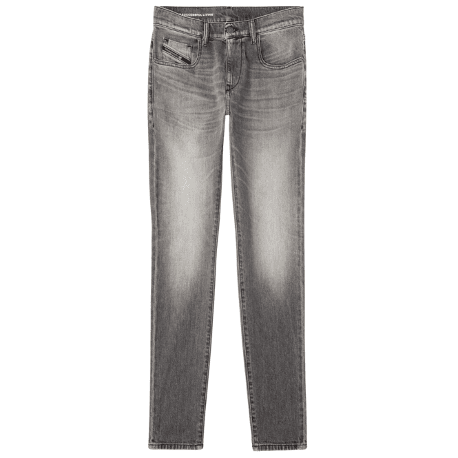 Diesel 2019 D-STRUKT Slim Fit Grey Wash Jeans