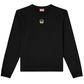 S-Ginn Embroidered Logo Black Sweatshirt